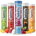 Upsa HydraMax Hydration Tablets Variety Bundle – Electrolyte Drink Mix with Vitamin C & 4 Electrolytes – Daily, Sport, Detox & Energy Support – Mixed Flavors 16 Tablets (5 Pack)