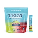 TREVI™ Sport Electrolytes Powder Packets Sugar Free - 800mg Sodium - 250mg Potassium - 100mg Magnesium - Water Drink Mix Rehydration Essentials - 20 Count - Cherry Lime