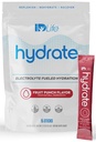 IDLife Fruit Punch Hydrate Drink Powder - Instant Electrolyte Fueled Hydration with Vitamins, MCTs & Minerals for Vital Nutrients - 15 Sticks per Bag