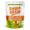 Sharp Brain – Premium Brain Support Chews – Daily Support for Memory, Focus, Mental Energy, Processing Speed & Long-Term Brain Health
