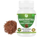 Manjistha Capsules 500mg | 60 Vegan Capsules | Rubia Cordifolia | 100% Natural Herbal Supplement | Plant-Based Detox & Wellness Support | Pack of 1