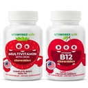 Chewables multivitamine pour enfants + Vitamine B12