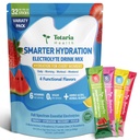 Totaria Sugar-Free Electrolyte Powder Drink Mix, Hydration Variety Packets with Himalayan Pink Salt, 6 Key Electrolytes, BCAA, Taurine, 6 Vitamins, Keto, Non-GMO, 1 Pack (32 Servings)