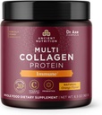 Oude voeding Collageen Poeder Proteïne met vitamine C, Multi Collageen Proteïne Immune, Oranje, Ondersteunt Immuun Systeem, Gezond Haar, Huid en Nagels, 15 porties