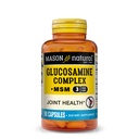 Mason Natural Glucosamine Complex Plus MSM met vitamine C - Ondersteunt gezamenlijke gezondheid, verbeterde flexibiliteit en mobiliteit, 90 capsules