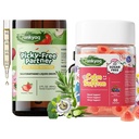Q'ankyaq Sulforaphane Liquid, & Kids Saffron Gummies, Appetite Booster, & Vegetable Nutrition Gap, Saffron Supplements for Kids (3 yrs+), Focus and Memory Gummiess