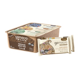 GoMacro MacroBar Organic Vegan Protein Bars - Protein Variety Pack (2.3-2.4 Ounce Bars, 12 Count)