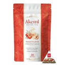 Akemi Detox Tea, Liver & kidney Detox Tea With Dandelion herbal Tea Goji Berries Ginseng Milk Thistle, Yerba Mate, Oolong, stevia leaf, Peach Flavor 30Bags