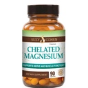 Capsules de magnésium chélaté - Supporte la fonction nerveuse et musculaire - 90 Capsules - de Suzy Cohen, RPh