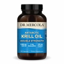 Dr. Mercola Antarctica Krill Oil Double Strength - 2000 mg - Omega-3 Supplement met EPA & DHA - Ondersteunt hersenen, hart, gewrichts- en immuungezondheid - GGO-vrij en glutenvrij - 90 capsules (30 porties)