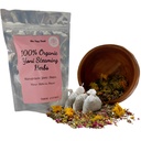 Menopause Yoni Steaming Herbs | 1 Month Supply | 100% Organic Herbal Blending | Hormone Replacement Therapy, Relaxing