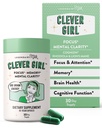 Legendairy Milk Clever Girl - Focus Supplement with Lion’s Mane & Citicoline - Nootropic Lions Mane Supplement for Memory, Focus & Mental Clarity, 30 Servings