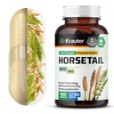 BIO KRAUTER® Horsetail Supplement for Hair, Skin & Nails - Vegan & Pure Horsetail Herb in Capsules 800 mg per Serving 100 Count - Silica Hair Supplement - No Fillers, Non-GMO - 50 Days of Supply