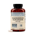 NatureWise Magnesium Glycinate 400 mg - High Absorption Chelated Magnesium Glycinate for Sleep, Relaxation, Muscle & Bones* - Gentle on Stomach, Vegan, Non-GMO - 180 Capsules[180-Day Supply]