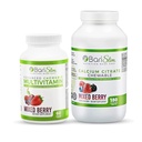 BariSlim Bariatric Calcium Citrate & Advanced Chewable Bariatric Multivitamin with Iron - Bariatric Vitamin and Supplement for Post Bariatric Surgery Including Gastric Bypass and Gastric Sleeve