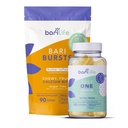 Bari Life Just One, Once Daily Bariatric Multivitamin with Iron (90 Tablets) and BariBurst Calcium Citrate Soft Chews for Gastric Bypass, Gastric Sleeve and Duodenal Switch (Butter Toffee)