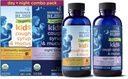 Mama's Gelukzaligheid Biologische Hoest Siroop & Slijm voor kinderen, Dag en Nacht Combo Pack met Vitamine C en Immuniteit Ondersteuning, Bevat Biologische Honing en Ivy Blad, 4 Fl Oz (Pack of 2)