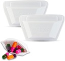 GMS Squeezeable Pocket Pill Case - Kleine, lichtgewicht pil Organizer Ideaal voor reizen - Houdt geneesmiddelen veilig - Stevig ontwerp met gemakkelijke Fuss-Free Access - 2 Inch zak Gesized & Discreet - 2 Pack