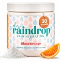 Electrolytes Powder, Blood Orange Flavor- No Added Sugar Hydration Drink Mix- GMO Free with Potassium Citrate- Sports Hydration
