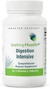 Op zoek naar gezondheidsdigestie Intensief kauwbaar, uitgebreid digestief enzymsupplement, ondersteunt comfort na het eten, veganistisch en vegetarisch (180 kauwtabletten) *