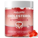 Cholesterol Supplements Gummies Sugar Free, Plant Sterols and Stanols Supplements Plus Citrus Bergamot, CoQ10 & Vitamins, Organic, Vegan, Natural Mixed Berry Flavor, 60 Chewables