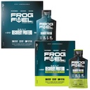 Frog Brandstofkracht Regular & Power Energized Complete Protein Shot Bundle, 15g Proteïne Nano-Hydrolyzed Gras Fed Collageen, Post Workout, Fat & Sugar Free, 22 Aminozuren, Berry, 1 oz Packets, 48 Pack