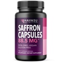 Saffron Supplements - 88.5mg Saffron Extract Per Serving - Antioxidant Support to Promote Energy, Positive Mood Support & Eye Health - 60 Count - Vegan, Non-GMO & Gluten Free - 60 Servings
