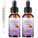 Premium Zeolite Drops for Women - 99%+ Pure Natural Volcanic Ash, Vegan，Non-GMO，Sugar Free- Supports Immune Health, Supports Natural Metabolism， Energy Enhancement (4 Fl Oz)