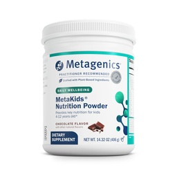 Metagenics MetaKids Nutrition Powder - Kids Multivitamin Powder with Prebiotics, DHA, Protein & Amino Acids* - Complete Protein - Non‑GMO, Gluten‑Free