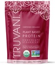 Truvani Poudre de protéines de pois végétaliens au chocolat Fraise au chocolat 20g Protéine biologique à base de plantes 10 portions