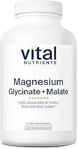 Vitale voedingsstoffen Magnesium Glycinate + Malate 