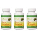 Graviola 100% Pure Graviola 1300mg Per Servings - 120 Capsules Per Bottle (Annona muricata) | 3-Pack