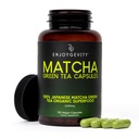 Organic Matcha Capsules de thé vert - Natural Energy Boost - Clean Gradual caféine - Japonais Matcha pilules de thé vert - Antioxydant 100% naturel - Calme et détente - 120 capsules quotidiennes - 2,000/mg
