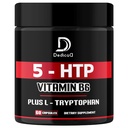5 HTP supplement 1010mg - 60 capsules - 3in1 gecombineerd met vitamine B6, L-Tryptofaan - Comfortable Mood, Brain Health, Body Management & Immune System Support