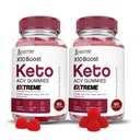 Justified Laboratories X10 Boost Keto ACV Gummies Extreme (2000 mg) - 60 Count, Pack of 2 - Made with the Mother & Vitamin B12 - Non-GMO, Vegan, Gluten Free - 60 Servings