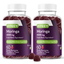 Viteey Moringa Gummies - 4,000mg [from 400mg of 10:1 Extract] of Moringa Supplement Super Greens Gummies - Antioxidant Wellness and Digestive Support - Vegan, Gluten Free - 120 Count