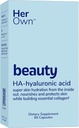 Haar eigen schoonheid Hyaluronzuur Capsules, huid hydratatie, voeden en beschermt huid, essentiële collagen, hyaluronzuur, ondersteunt mooie huid, met zink, Magnesium, vitamine C, 60 Tellen
