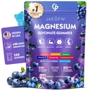 Magnesium Glycinate Gummies 1000mg – High Absorption Magnesium Complex with CoQ10, Vitamin D3 & B6 – Sugar Free Magnesium Gummies for zzZ, Focus & Relaxation, for Women, Men & Kids Blueberry