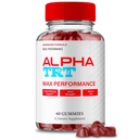 Alpha TRT Gummies, Official AlphaTRT Supplement Gummy for Men - Maximum Strength Performance, All Natural Support for Overall Health & Wellness, Advanced Alpha TRT Health Reviews (60 Gummies)