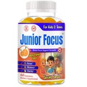 Focus Gummies for Kids and Teens – Kids Omega 3 Brain Support Gummies Vitamins for Kids – Brain Focus Supplements Kids Vitamin Gummies – Orange Flavor 60 Gummy Vitamins for Teens
