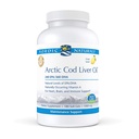 Nordic Naturals Pro - Huile de foie de morue arctique CLO, soutient la santé du coeur et du cerveau - Lemon-Flavored 180 gels doux