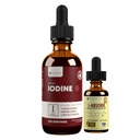 Actieve jodium + iAbsorb - Nascent Jodium Drops - Liquid Delivery for Better Absorptie - Cofactors for Better Delivery - Ondersteunt gezonde energie, vitaliteit en jodiumniveaus