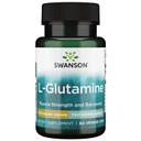 Swanson Amino Acid Ajipure L-Glutamine Pharmaceutical Grade 500 Milligrams 60 Veg Capsules