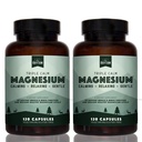 Natural Rhythm Triple Calm Magnesium 150 mg - 2 Pack  Calming Blend voor het bevorderen van rust en ontspanning - 120 Telflessen