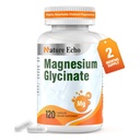 Magnesium Glycinate Supplement - Support Calm & Relaxation, Restful Sleep, Heart Health, Nerve Function, Muscle Health & Energy Metabolism - High Absorption Chelated Magnesium-120 Veggie Capsules