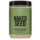 Naked Seed - 4 Zaad Proteïne Poeder, Slechts 4 Ingrediënten - Chia, Watermeloen, Zonnebloem en Pompoenzaad - Glutenvrij, Sojavrij, Veganistisch, Geen Gmos, Geen kunstmatige zoetstoffen - 15 Serven