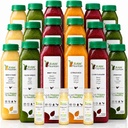 3 dagen sap reiniging door ruwe fontein, alle natuurlijke ruwe detox reiniging, sap voor body rest, koud geperst sap snel, geweldige manier om te springenstart een gezonde voeding, 18 flessen 12oz, 3 gember Shots