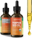 Pompoenzaadolie - USDA Organic - Koud geperst voor haar, prostaat, en hormonen ondersteuning - 2 maanden levering - vloeibare druppels voor mannen en vrouwen - Veganistisch, niet-GMO, en glutenvrij - ongearomatiseerd, 1 Fl Oz