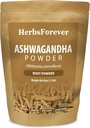 Kruidenvoor altijd Ashwagandha wortelpoeder 454g I winterkerst, niet-GMO, veganistisch, glutenvrij I ayurvedische stress-buster ondersteunt energiebooster, vitaliteit en verjonging totale wellness maximale sterkte